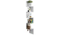5 Tier Zig Zag Corner Wall Shelf