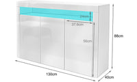 Dripex LED 3 Door Sideboard