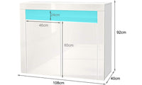 Dripex LED 2 Door Sideboard