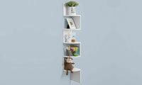 5 Tier Zig Zag Corner Wall Shelf