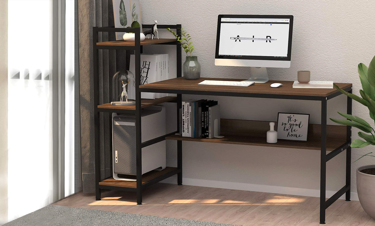 4 foot deals desk with storage