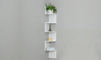 5 Tier Zig Zag Corner Wall Shelf
