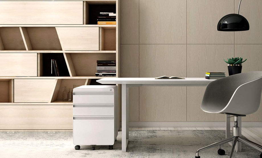 Dripex 3-Drawer Mobile Vertical Filing Cabinet