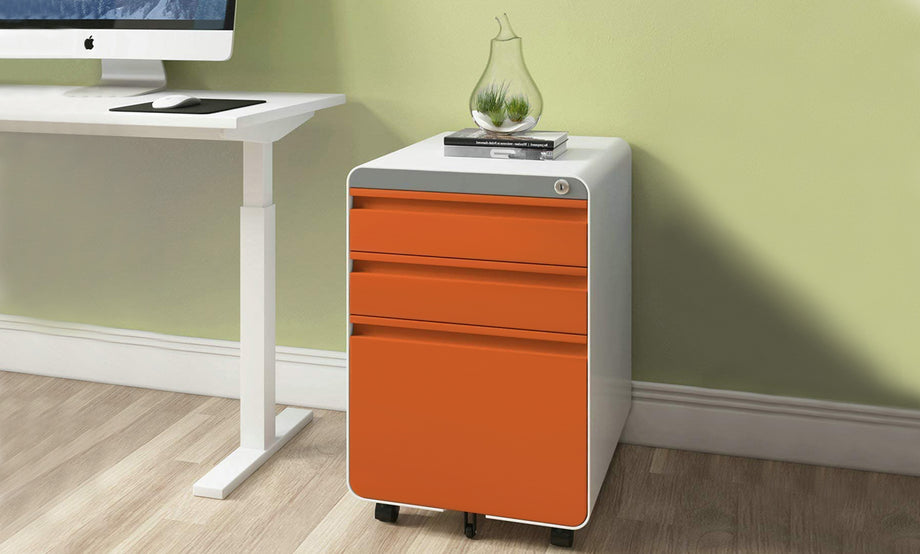 Dripex 3-Drawer Mobile Vertical Filing Cabinet