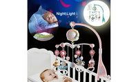 Baby Cot Bed Musical Toy Light Projector