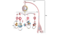 Baby Cot Bed Musical Toy Light Projector