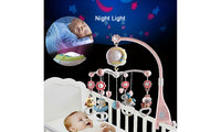 Baby Cot Bed Musical Toy Light Projector
