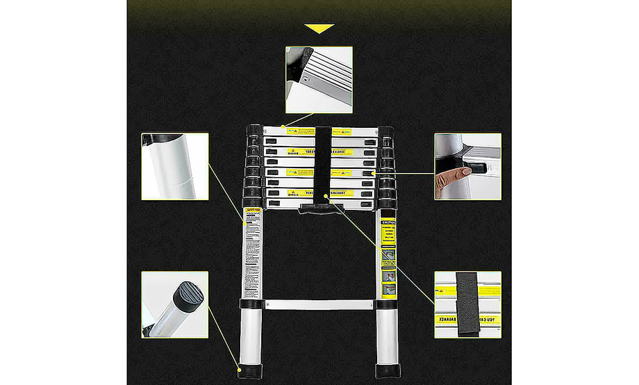 2.6M-6M Portable Telescopic Ladder Multi-Purpose