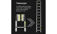 2.6M-6M Portable Telescopic Ladder Multi-Purpose