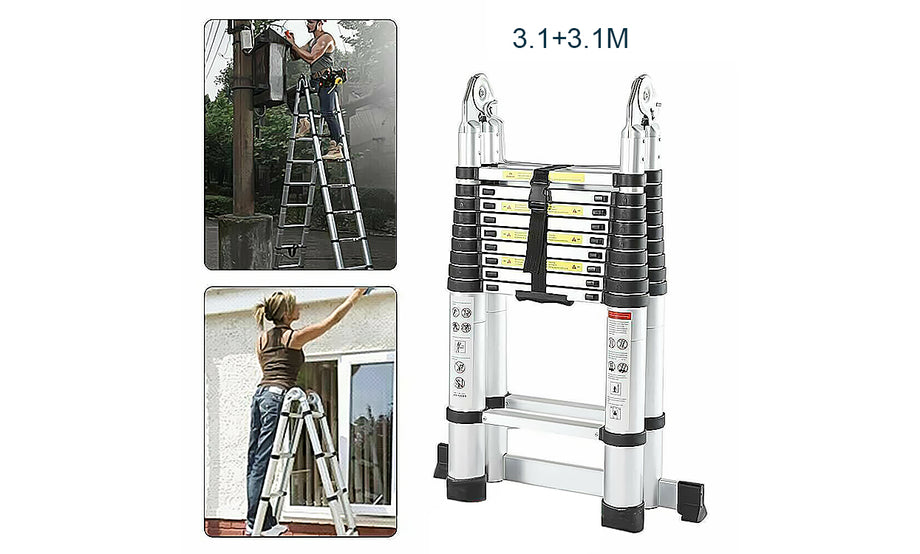 2.6M-6M Portable Telescopic Ladder Multi-Purpose