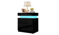 Dripex 2 Drawer LED Nightstand-45 x 35 x 52cm