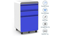 Dripex 3-Drawer Mobile Vertical Filing Cabinet