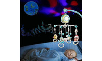 Baby Cot Bed Musical Toy Light Projector