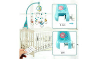 Baby Cot Bed Musical Toy Light Projector