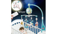 Baby Cot Bed Musical Toy Light Projector