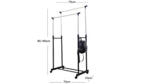 85 cm W Double Adjustable Garment Rack