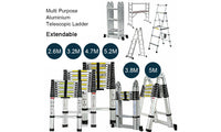 2.6M-6M Portable Telescopic Ladder Multi-Purpose