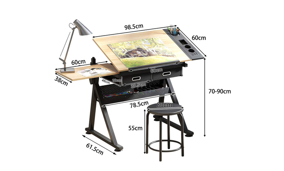 Dripex Adjustable Drawing Table