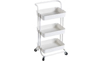 Dripex 3-Tier Rolling Multi Function Storage Trolley Utility Cart