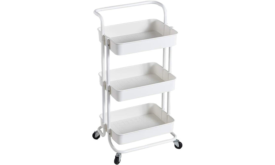 Dripex 3-Tier Rolling Multi Function Storage Trolley Utility Cart