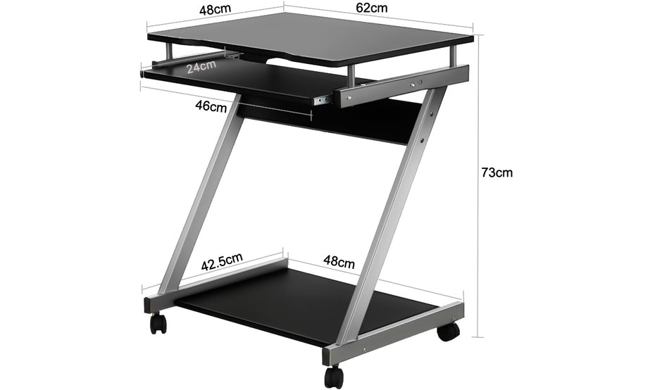 Pull-Out Keyboard Computer Desk