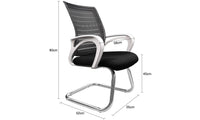 Bigzzia Office Guest Chair white