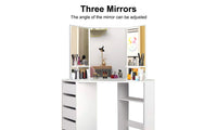 Dripex Corner Dressing Table