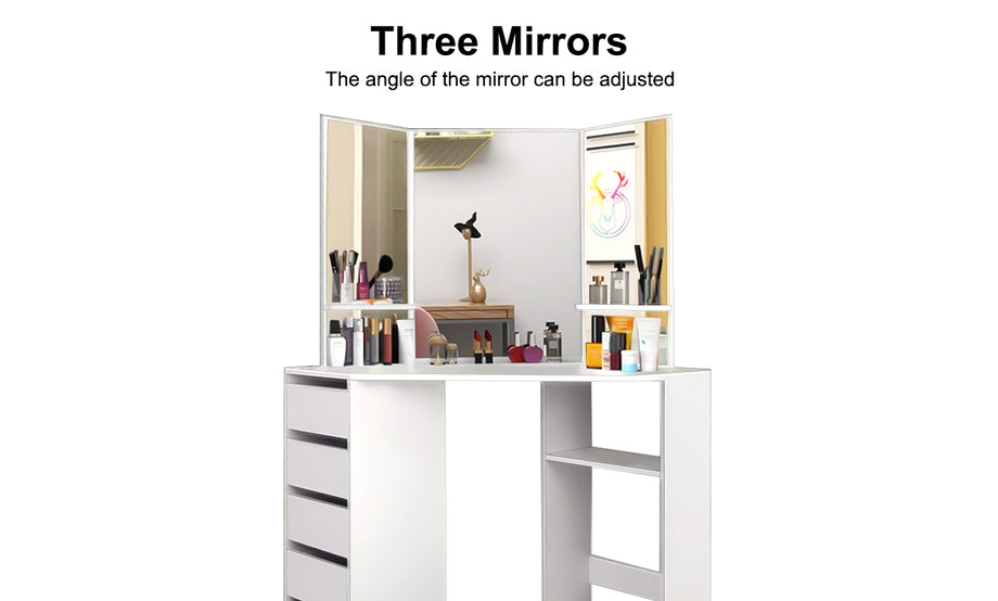 Dripex Corner Dressing Table
