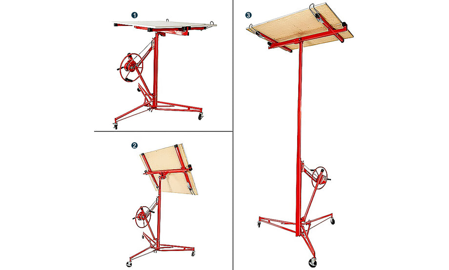 Drywall Hoist Caster Lift Board Panel