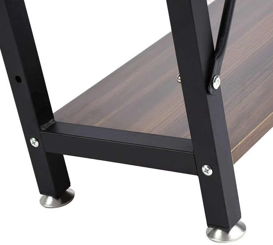 Dripex Computer Desk with 4 Tier Shelves