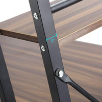 Dripex Computer Desk with 4 Tier Shelves