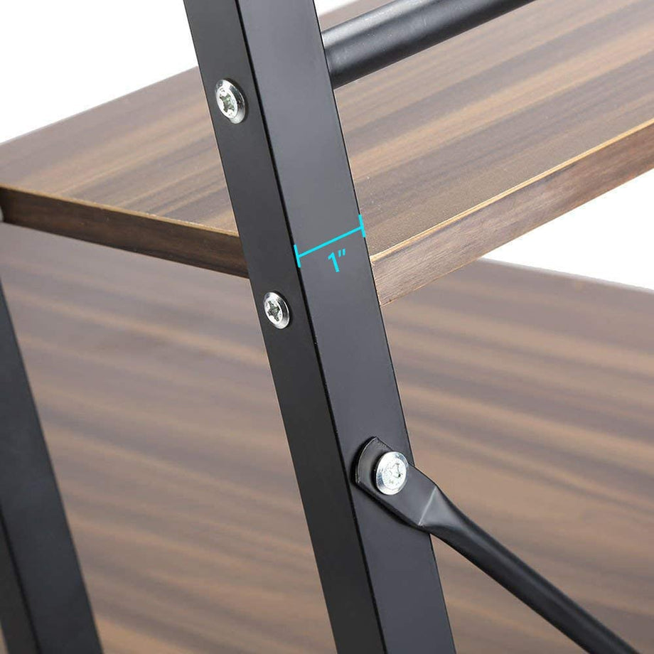 Dripex Computer Desk with 4 Tier Shelves