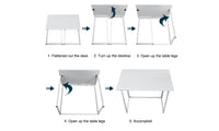 Dripex Compact Folding Desk-White