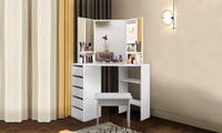 Dripex Corner Dressing Table