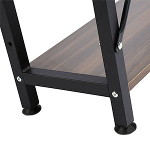 Dripex Computer Desk with 4 Tier Shelves