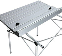 Camping Roll up Aluminum 27.5" Square Folding Table