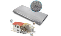 Dripex Double Aluminium Bubble Foil Insulation Loft Wall Boat Loft Caravan Home Wall Shed - Various Size