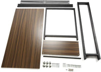 Dripex Computer Desk with 4 Tier Shelves