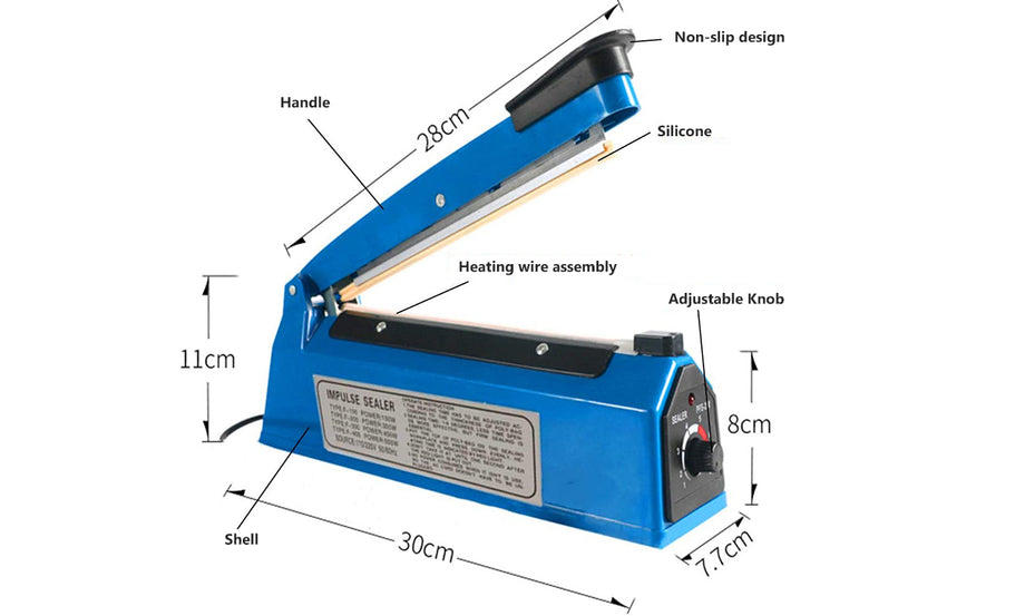 Sealer Food Bag Heat Sealer Manual Fast Sealing Family Store Factory Applicable