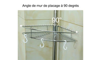 Dripex  Stainless Steel Corner Wall Shelf