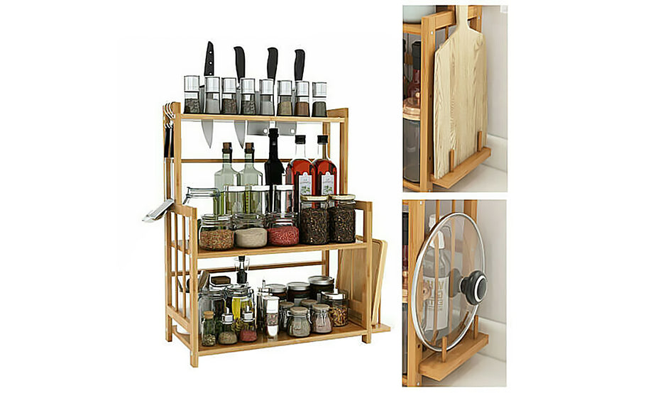 Kitchen Spice Rack Standing Organizer