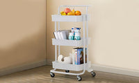 Dripex 3-Tier Rolling Multi Function Storage Trolley Utility Cart