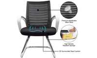 Bigzzia Office Guest Chair white