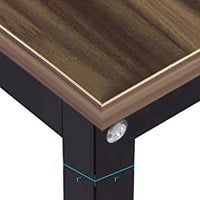 Dripex Computer Desk with 4 Tier Shelves