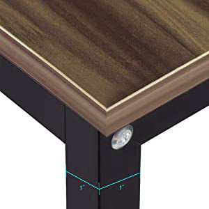 Dripex Computer Desk with 4 Tier Shelves