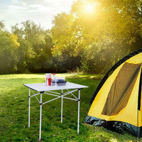 Camping Roll up Aluminum 27.5" Square Folding Table