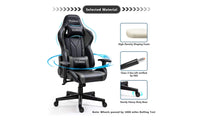 Yoleo PC & Racing Game Chair-155 Degree-Black