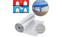 Dripex Double Aluminium Bubble Foil Insulation Loft Wall Boat Loft Caravan Home Wall Shed - Various Size