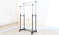 85 cm W Double Adjustable Garment Rack