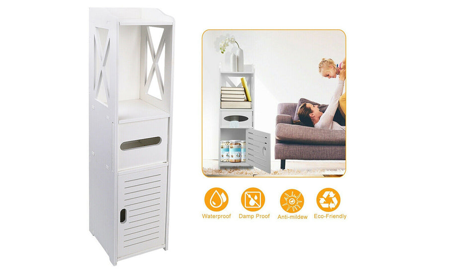 Bathroom Floor Standing Waterproof Cabinet